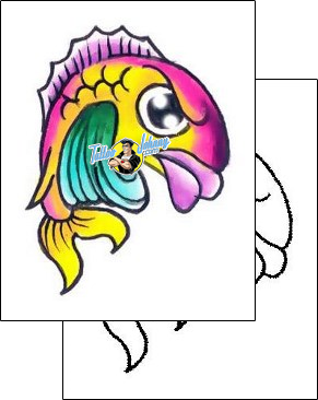 Fish Tattoo marine-life-fish-tattoos-gary-davis-g1f-01041
