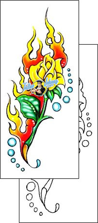 Fire – Flames Tattoo miscellaneous-fire-tattoos-gary-davis-g1f-01044