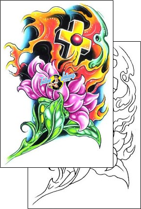 Fire – Flames Tattoo miscellaneous-fire-tattoos-gary-davis-g1f-01052