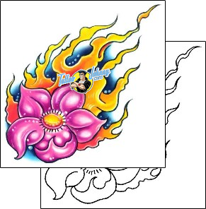 Fire – Flames Tattoo miscellaneous-fire-tattoos-gary-davis-g1f-01056
