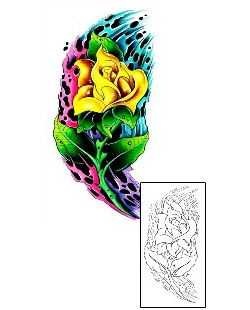 Rose Tattoo Plant Life tattoo | G1F-01095