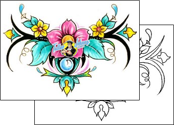Flower Tattoo flower-tattoos-gary-davis-g1f-01104