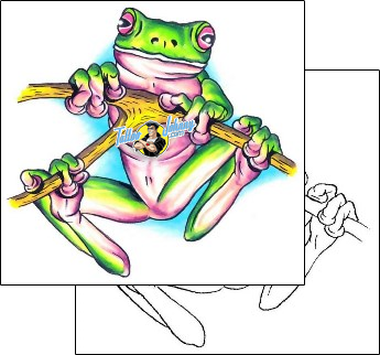 Frog Tattoo reptiles-and-amphibians-frog-tattoos-gary-davis-g1f-01117