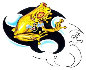 Frog Tattoo reptiles-and-amphibians-frog-tattoos-gary-davis-g1f-01118