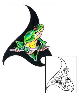 Frog Tattoo Reptiles & Amphibians tattoo | G1F-01119