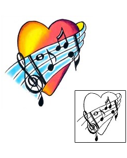 Music Tattoo Miscellaneous tattoo | G1F-01163