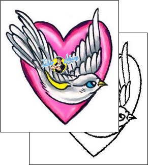 Bird Tattoo animal-dove-tattoos-gary-davis-g1f-01172