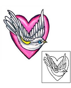 Dove Tattoo For Women tattoo | G1F-01172