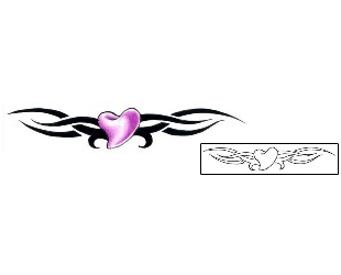 Heart Tattoo Specific Body Parts tattoo | G1F-01183