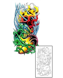 Biomechanical Tattoo Religious & Spiritual tattoo | G1F-01190