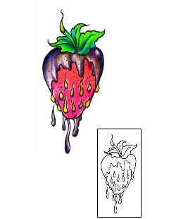 Strawberry Tattoo For Women tattoo | G1F-01200