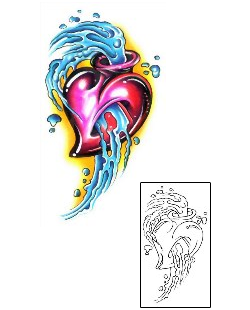 Sacred Heart Tattoo Religious & Spiritual tattoo | G1F-01211