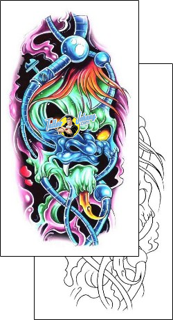 Devil - Demon Tattoo horror-evil-tattoos-gary-davis-g1f-01224