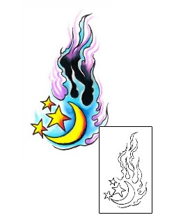 Moon Tattoo Astronomy tattoo | G1F-01227