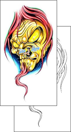 Devil - Demon Tattoo horror-evil-tattoos-gary-davis-g1f-01228