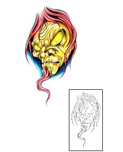Devil - Demon Tattoo Horror tattoo | G1F-01228