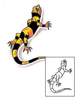 Lizard Tattoo Reptiles & Amphibians tattoo | G1F-01244