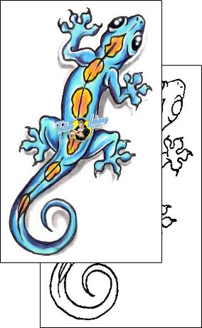 Lizard Tattoo reptiles-and-amphibians-lizard-tattoos-gary-davis-g1f-01250