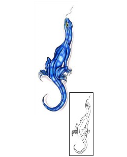Lizard Tattoo Reptiles & Amphibians tattoo | G1F-01251