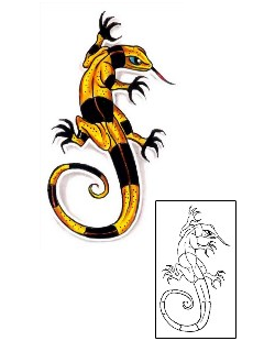 Lizard Tattoo Reptiles & Amphibians tattoo | G1F-01253
