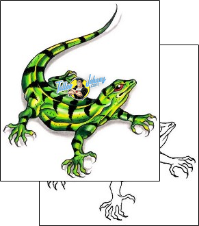 Lizard Tattoo reptiles-and-amphibians-lizard-tattoos-gary-davis-g1f-01254