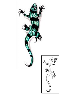 Lizard Tattoo Reptiles & Amphibians tattoo | G1F-01256