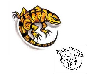 Lizard Tattoo Reptiles & Amphibians tattoo | G1F-01259