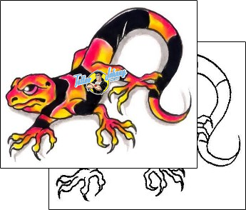 Lizard Tattoo reptiles-and-amphibians-lizard-tattoos-gary-davis-g1f-01260