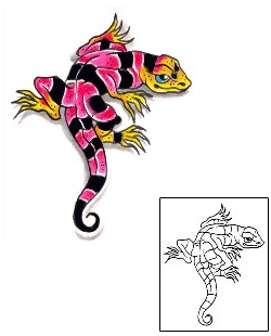 Lizard Tattoo Reptiles & Amphibians tattoo | G1F-01262