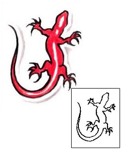 Lizard Tattoo Reptiles & Amphibians tattoo | G1F-01265