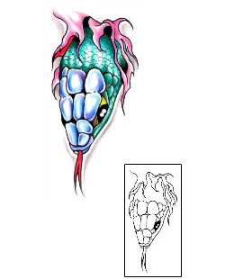 Reptile Tattoo Horror tattoo | G1F-01266