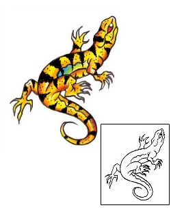 Lizard Tattoo Reptiles & Amphibians tattoo | G1F-01268
