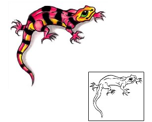 Lizard Tattoo Reptiles & Amphibians tattoo | G1F-01269