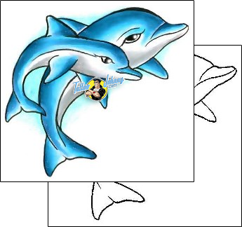 Dolphin Tattoo marine-life-dolphin-tattoos-gary-davis-g1f-01277
