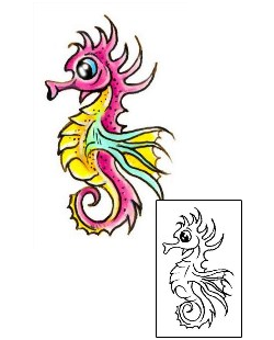 Seahorse Tattoo Tattoo Styles tattoo | G1F-01283