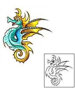 Seahorse Tattoo Tattoo Styles tattoo | G1F-01284