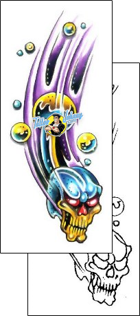 Skull Tattoo horror-skull-tattoos-gary-davis-g1f-01286