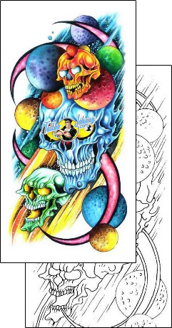 Skull Tattoo horror-skull-tattoos-gary-davis-g1f-01295