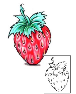 Strawberry Tattoo For Women tattoo | G1F-01307