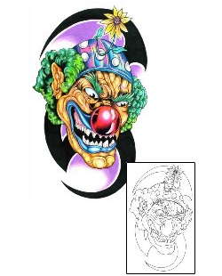 Clown Tattoo Mythology tattoo | G1F-01326