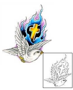Dove Tattoo Religious & Spiritual tattoo | G1F-01380