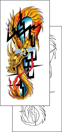 Dragon Tattoo fantasy-tattoos-gary-davis-g1f-01387