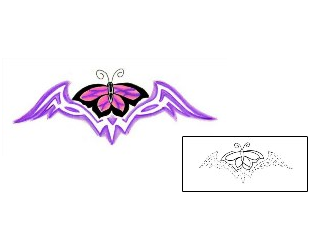 Butterfly Tattoo Specific Body Parts tattoo | GAF-00008