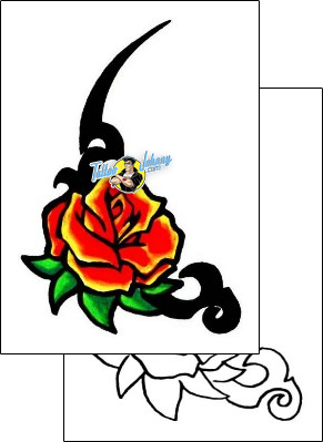 Flower Tattoo plant-life-flowers-tattoos-garrett-adderley-gaf-00041
