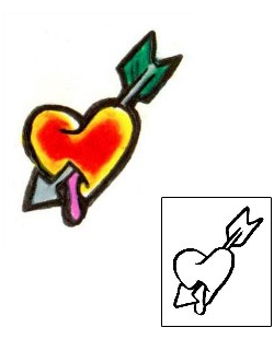 Heart Tattoo For Women tattoo | GAF-00046