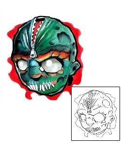 Zombie Tattoo Horror tattoo | GAF-00093