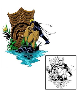 Polynesian Tattoo Mythology tattoo | GDF-00014