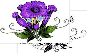 Flower Tattoo plant-life-flowers-tattoos-george-davis-gdf-00058