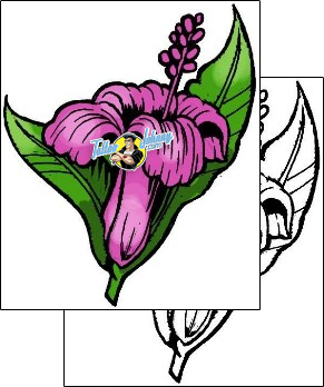 Flower Tattoo plant-life-flowers-tattoos-george-davis-gdf-00061
