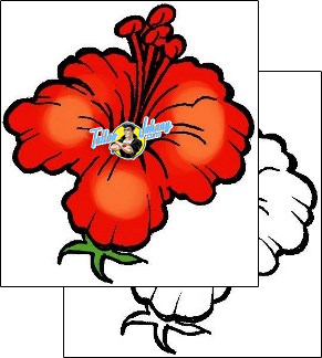 Flower Tattoo plant-life-flowers-tattoos-george-davis-gdf-00063